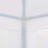 vidaXL Tente de réception 3x12 m PE Blanc