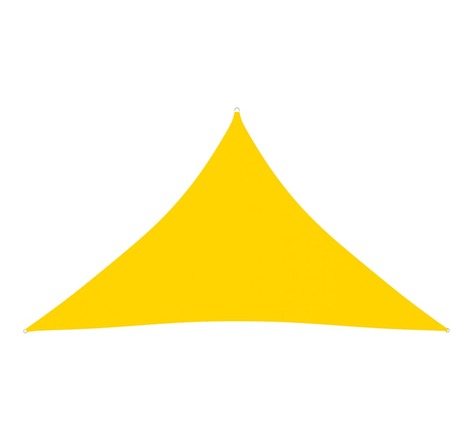 Vidaxl voile de parasol tissu oxford triangulaire 4x4x5,8 m jaune