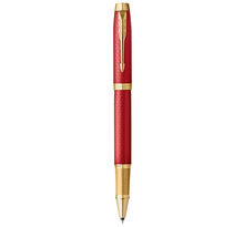Parker im premium stylo roller  rouge  recharge noire pointe fine  coffret cadeau