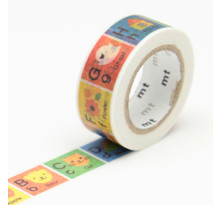 Masking tape mt kids multicolore alphabet a - m