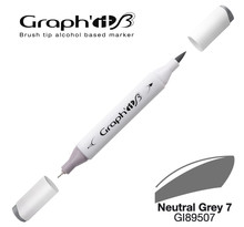 Marqueur manga à l'alcool Graph'it Brush 9507 Neutral Grey 7 - Graph'it