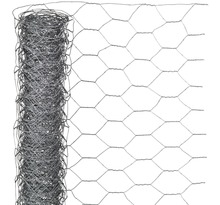 Nature Grillage métallique hexagonal 0 5 x 10 m 25 mm Acier galvanisé