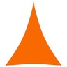 vidaXL Voile de parasol Tissu Oxford triangulaire 5x6x6 m Orange