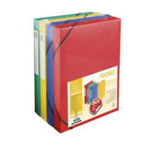 EXACOMPTA Boîte de classement pack promo 3+1, 40 mm, couleur