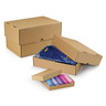 Caisse carton télescopique simple cannelure à montage instantané 65x45x10/18 cm (colis de 10)