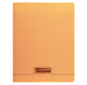 Cahier 8000 polypro 240 x 320 mm 96 pages 90g grands carreaux orange calligraphe