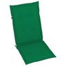 Vidaxl chaises inclinables de jardin avec coussins 4 pièces teck solide
