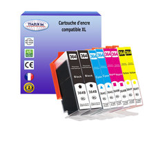 8 Cartouches compatibles avec HP PhotoSmart B110c, B110d, B110e, B209, B209a, B209c, C309, C309a, C309g, C309h remplace HP n°364 XL - T3AZUR