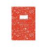 Protège-cahier Schoolydoo A4 polypro avec etiquette Rouge HERMA
