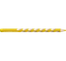 Crayon de couleur ergonomique easycolors gaucher jaune stabilo