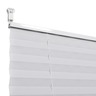 vidaXL Store plissé 90x125 cm Blanc