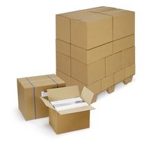 15 cartons d'emballage 31 x 22 x 20 cm - Double cannelure