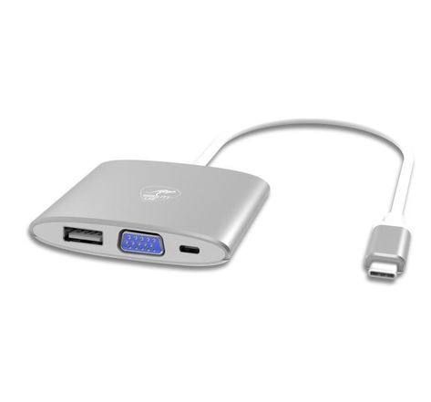 Mobility Lab - ML307930 - Adaptateur USB-C vers 1x VGA + 1 x USB 3.0 + 1 x USB-C PD Charge