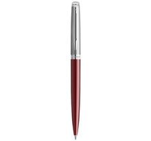 Waterman hemisphere essentiel stylo bille  rouge mat  recharge bleue pointe moyenne  coffret cadeau