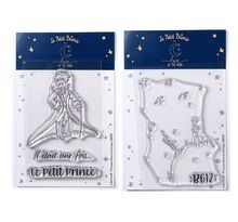 4 Tampons transparents Le Petit Prince Messages et Astéroïde