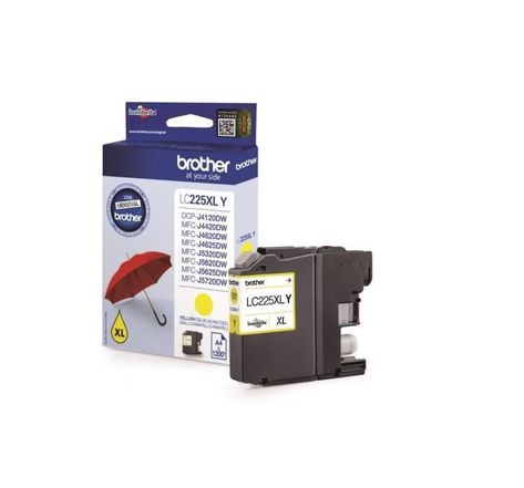 Brother lc225xly cartouche d'encre jaune