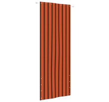 vidaXL Écran de balcon Orange et marron 80x240 cm Tissu Oxford