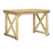 vidaXL Table de jardin 110x79x75 cm Bois de pin imprégné