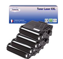 4 Toners compatibles avec Brother TN3480 pour Brother HL-L5000D  HL-L5100DN  HL-L5100DNT  HL-L5100DNTT- 8 000 pages - T3AZUR