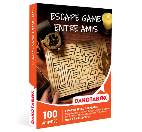 DAKOTABOX - Coffret Cadeau - Escape game entre amis