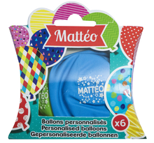 Ballons de baudruche prénom Matteo
