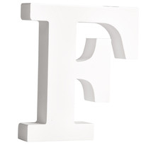 Lettre F MDF Blanc 11 cm - Rayher