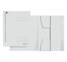 Chemise-trieur 3 rabats Carte 320g format A4 250 feuilles Blanc LEITZ