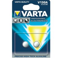 Blister de 2 piles bouton alcaline 'Electronics' V13GA (LR44) VARTA