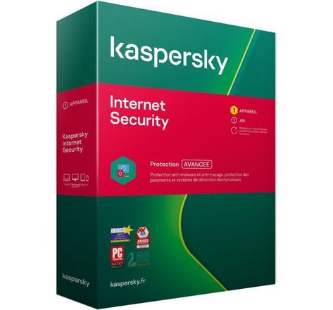 KASPERSKY Internet Security 2020, 1 poste, 1 an