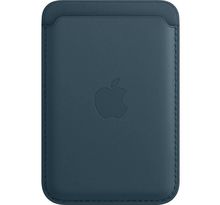 APPLE iPhone Porte-cartes en cuir avec MagSafe - Bleu Baltique