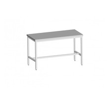 Table inox 304 soudée centrale - l2g - 1500