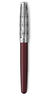 Parker sonnet premium  stylo plume  métal et laque rouge  plume moyenne 18k  coffret cadeau