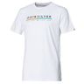 T-shirt Retro Lines - Blanc M