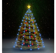 vidaXL Guirlande lumineuse d'arbre de Noël 150 LED Bleu 150 cm