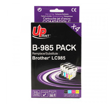 Brother lc985 pack de 4 cartouches compatibles b-985 upprint