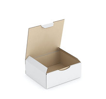 Boîte carton blanche d'expédition rajapost 14 5x13x5 5 cm (lot de 50)