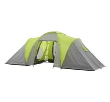SURPASS - Tente de camping familiale - 6 personnes - Vert & Gris