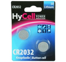 2pcs Blister Ansmann HyCell Pile Bouton 3V Lithium CR2032 (5020202)