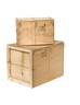 (COLIS 8 CAISSES) Caisse bois contreplaqué Mussy® - Paquet de 8 545 x 295 x 295mm