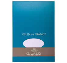 Bloc Vélin de france A5 50 feuilles 100g Blanc G.LALO
