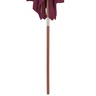 Vidaxl parasol avec mât en bois 150 x 200 cm bordeaux
