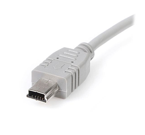 Câble USB 2.0 A vers Mini B de 15 cm - M/M - Cordon USB A vers USB Mini B - M/M - USB2HABM6IN