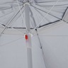 vidaXL Parasol de plage avec parois latérales Anthracite 215 cm