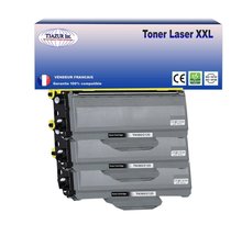 3 Toners compatibles avec Brother TN2120 pour Brother DCP-7030, DCP-7040, DCP-7045N, DCP-7048W - 2 600 pages - T3AZUR