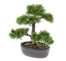 Emerald bonsaï de cèdre artificiel vert 32 cm 420001