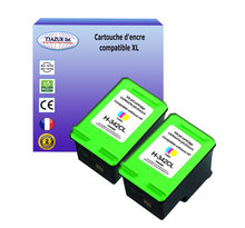 2 Cartouches compatibles avec HP PhotoSmart C3100, C3125, C3135, C3140, C3150, C3170, C3175 remplace HP 342 (C9361EE) Couleur 18ml - T3AZUR