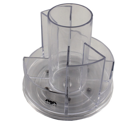 Pot multifonction transparent 7 compartiments - rotatif