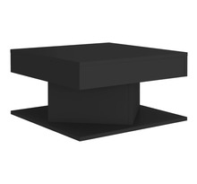 vidaXL Table basse Noir 57x57x30 cm Aggloméré