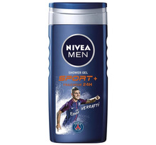 Nivea Men Shower Gel Sport+ Fraîcheur 24H 250ml (lot de 6)