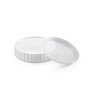 Pot plastique carré blanc opaque à large ouverture 500 ml (colis de 48)